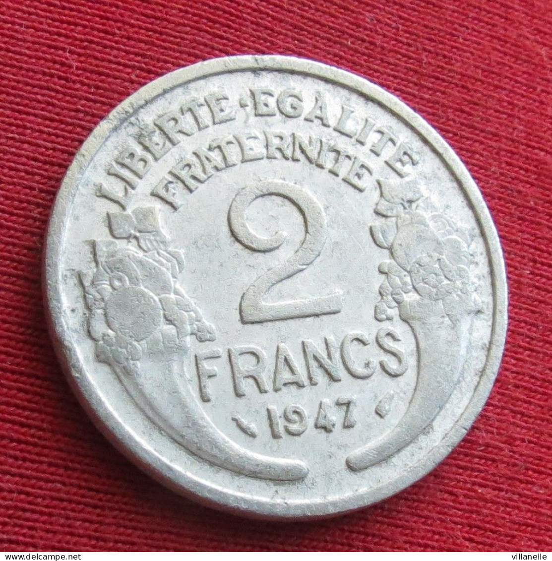 France 2 Francs 1947 KM# 886a.1 Lt 1547 *VT França Francia - Sonstige & Ohne Zuordnung