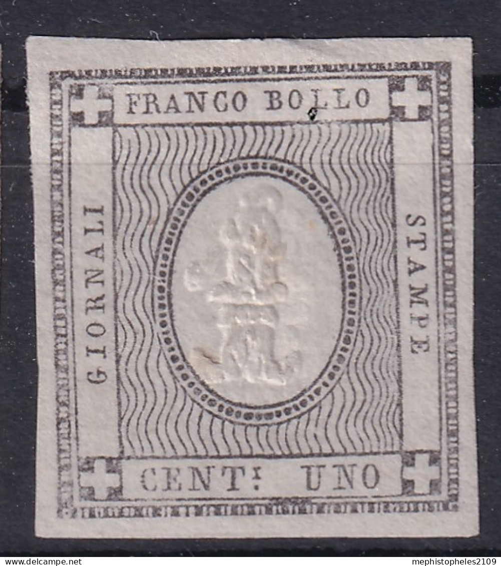 SARDINIA 1861 - MLH - Sc# P1 - Newspapper Stamp - Sardegna