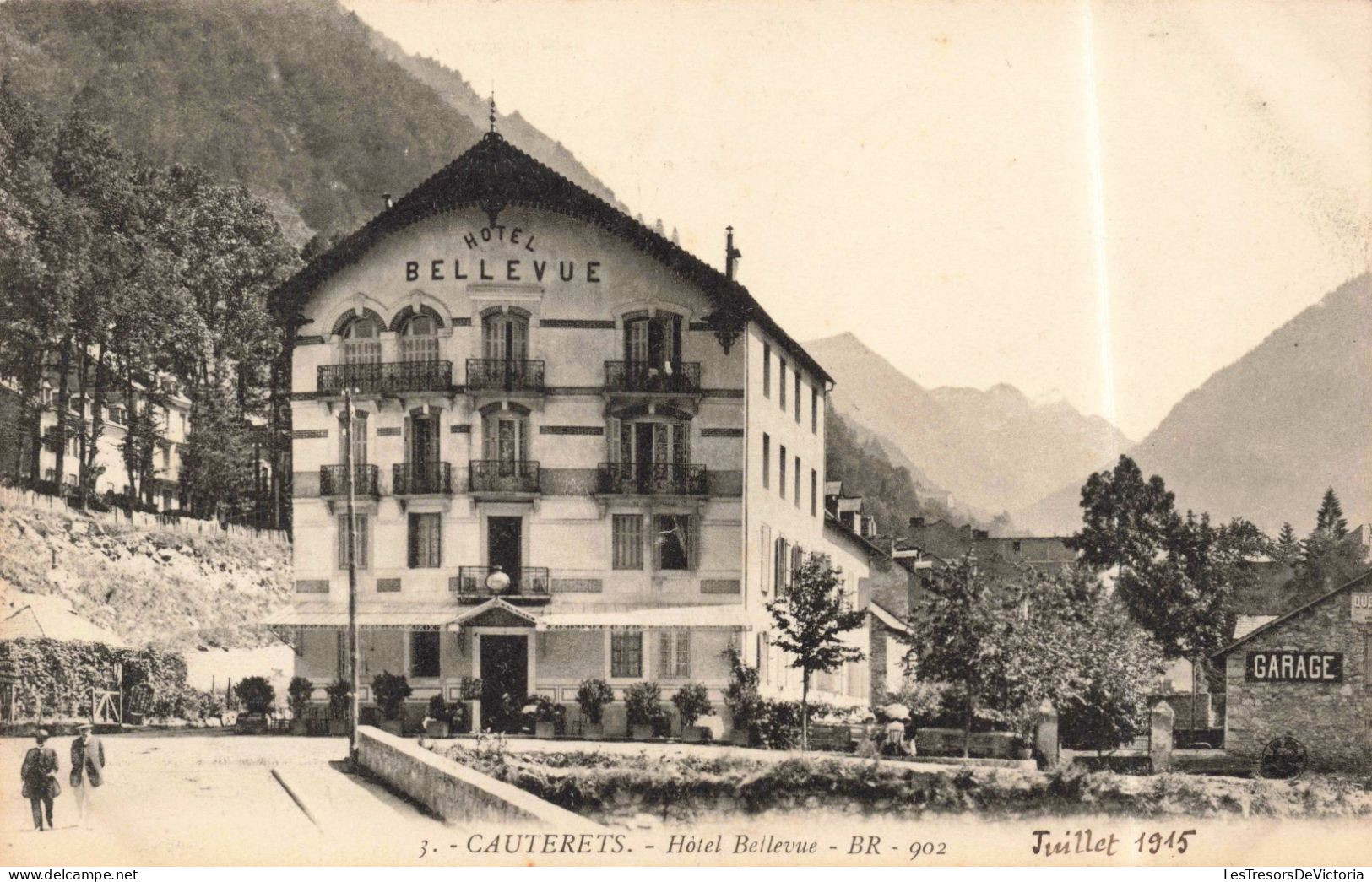 FRANCE - Argeles Gazost - Cauterets - Hôtel Bellevue - Carte Postale Ancienne - Argeles Gazost