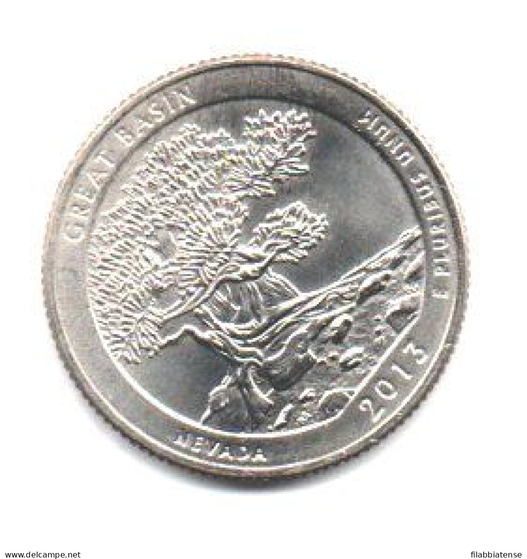 2013 - Stati Uniti 25 Cents - Quarter Great Basin   D     ------ - 2010-...: National Parks