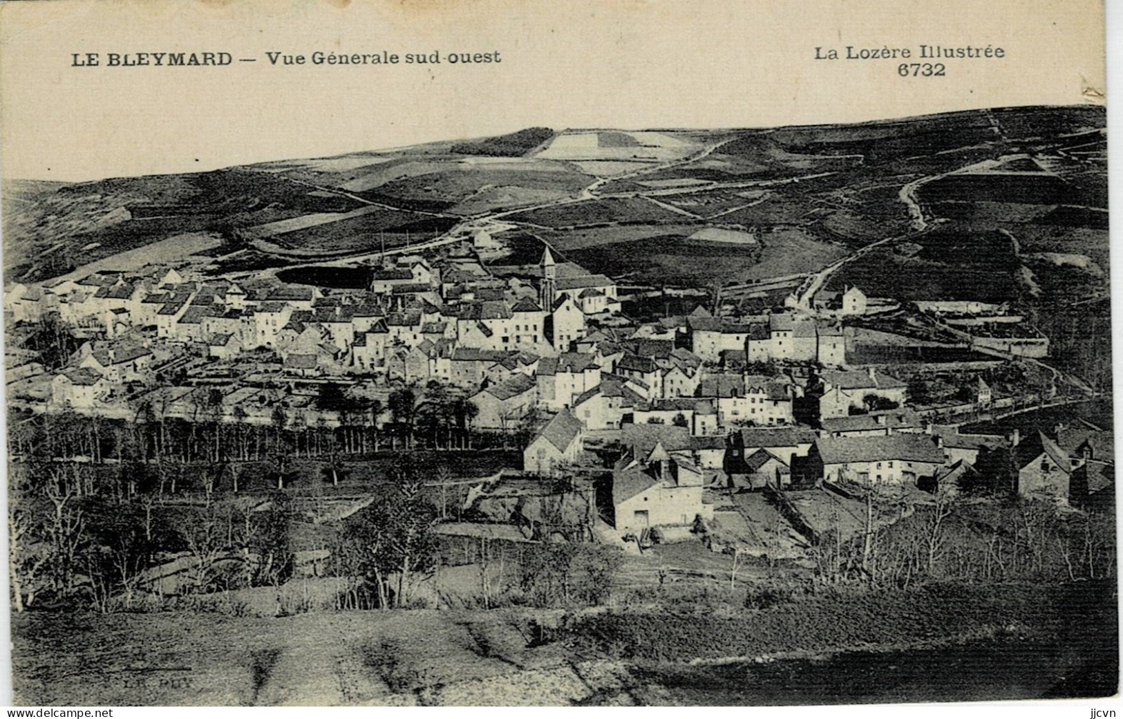 "/"48 - Lozère - Le Bleymard - Vue Générale Sud Ouest - La Lozère Illustrée - Le Bleymard