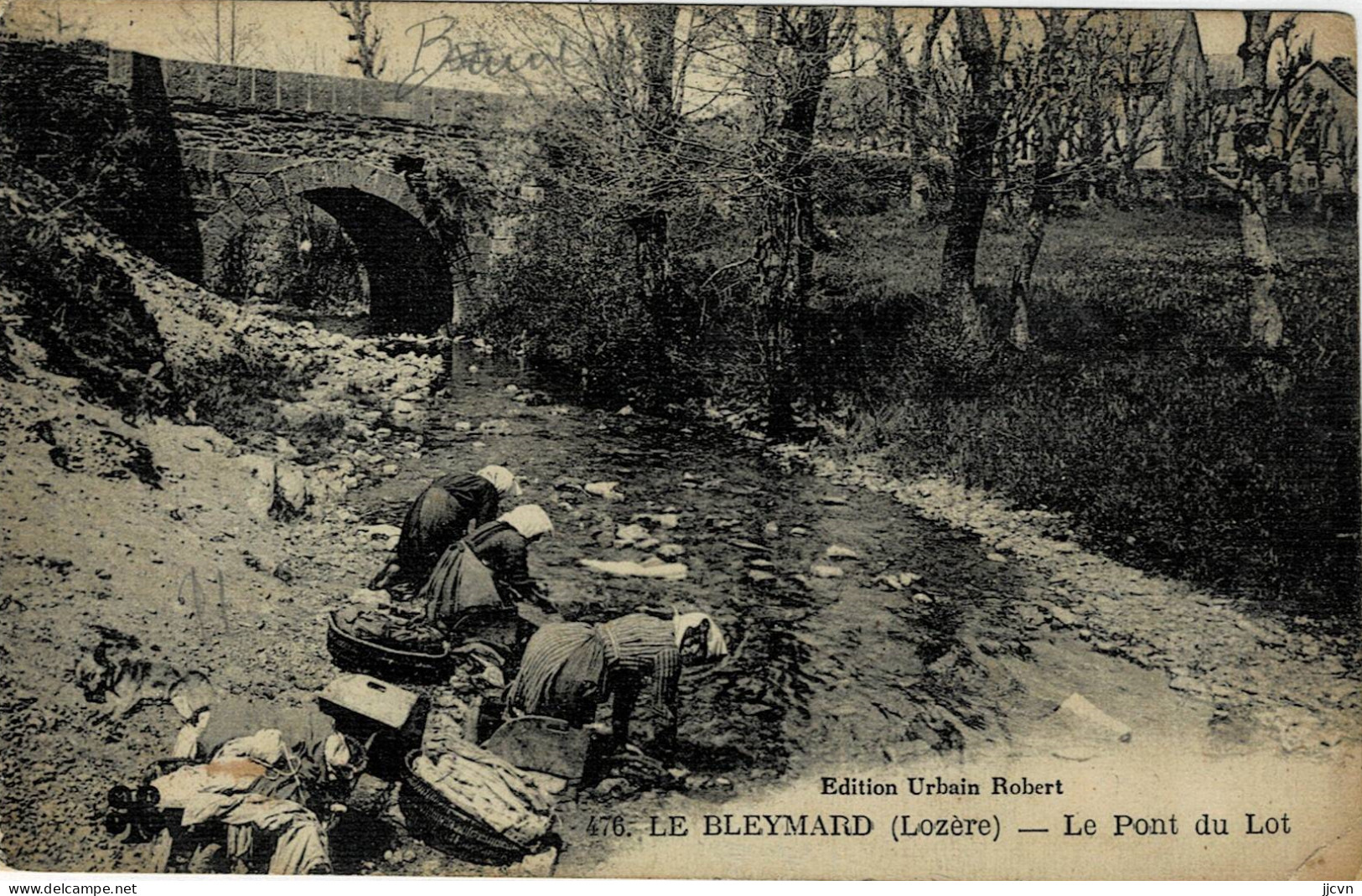 "/"48 - Lozère - Le Bleymard - Le Pont Sur Le Lot - Lavandières - Le Bleymard