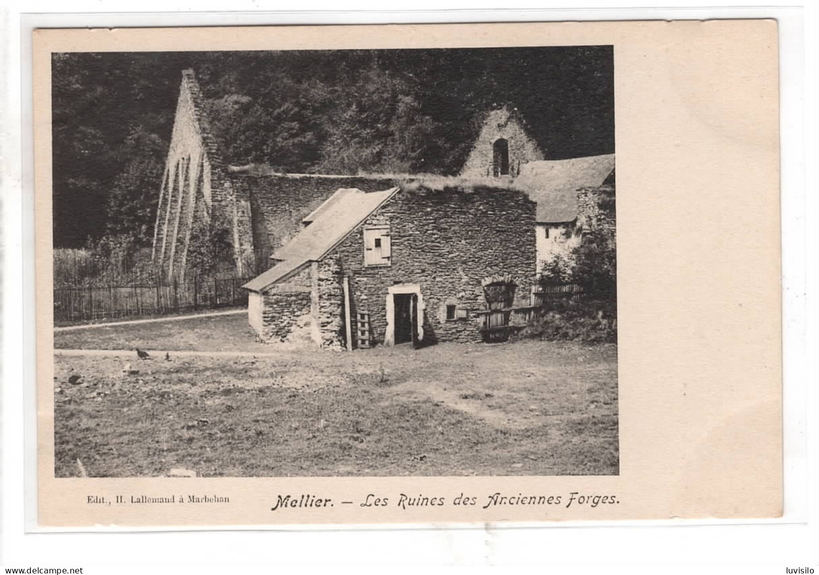 Mellier Les Ruines Des Anciennes Forges - Leglise
