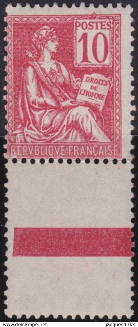 France  .  Y&T   .   116  (2 Scans)      .   **    .    Neuf Avec Gomme D'origine Et SANS Charnière - 1900-02 Mouchon