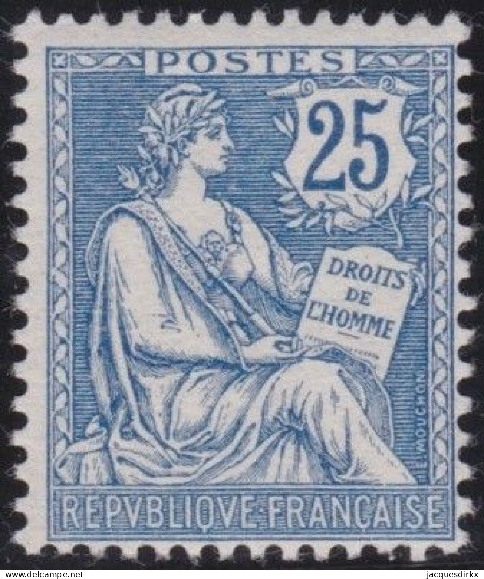 France  .  Y&T   .   127  (2 Scans)      .   **    .    Neuf Avec Gomme D'origine Et SANS Charnière - 1900-02 Mouchon