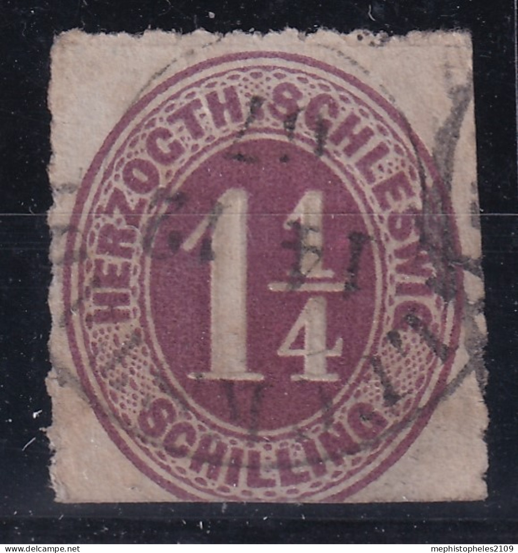 SCHLESWIG 1865 - Canceled - Mi 14 - Schleswig-Holstein