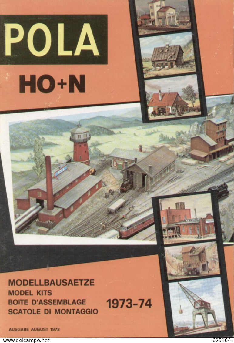 Catalogue POLA 1973/74 MODELLBAUSAETZE HO 1/87 - N 1/160 Spur - Duits