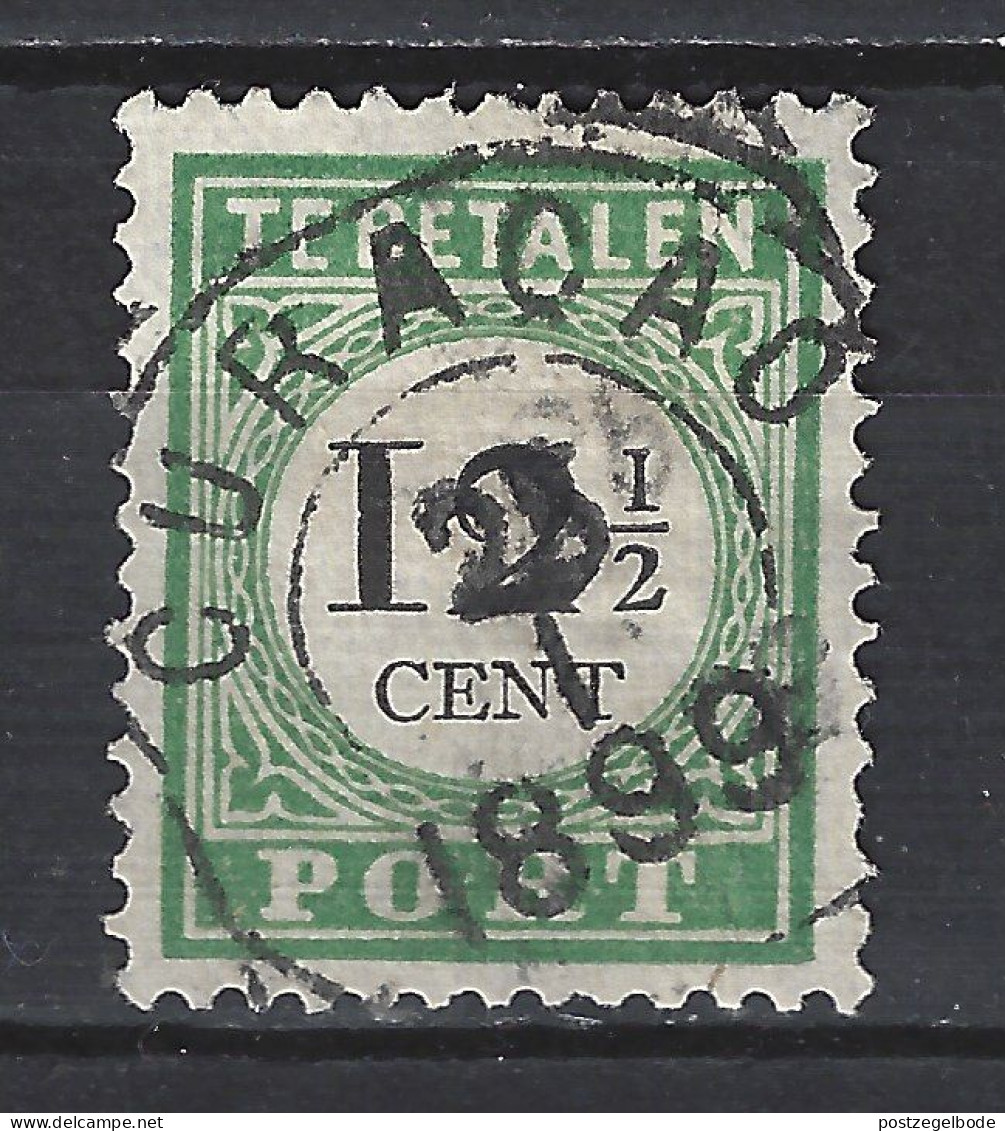 Curacao Port 14 Type 3 CANCEL CURACAO ; Port Postage Due Timbre-taxe Postmarke Sellos De Correos 1892 - Curaçao, Nederlandse Antillen, Aruba