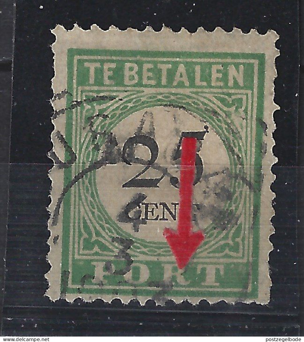 Curacao Port 17 Type 1 PLAATFOUT P17fa Used ; Port Postage Due Timbre-taxe Postmarke Sellos De Correos 1892 - Curaçao, Nederlandse Antillen, Aruba