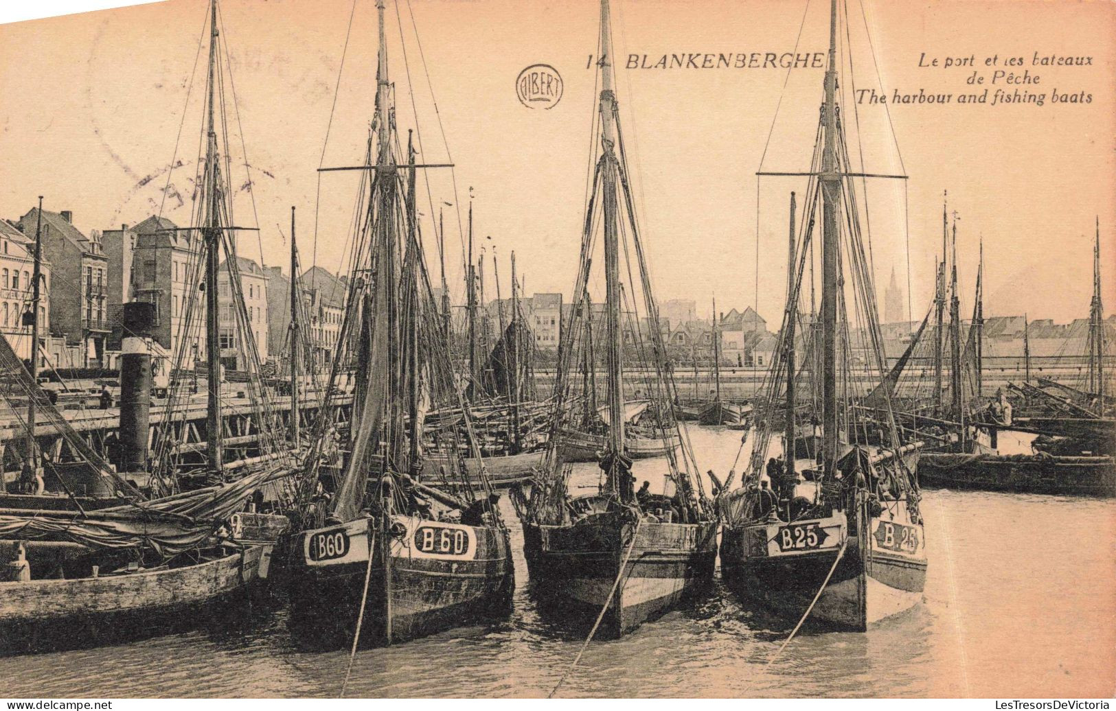 BELGIQUE - Blankenberghe - Le Port Et Les Bateaux De Pêche - Carte Postale Ancienne - Blankenberge