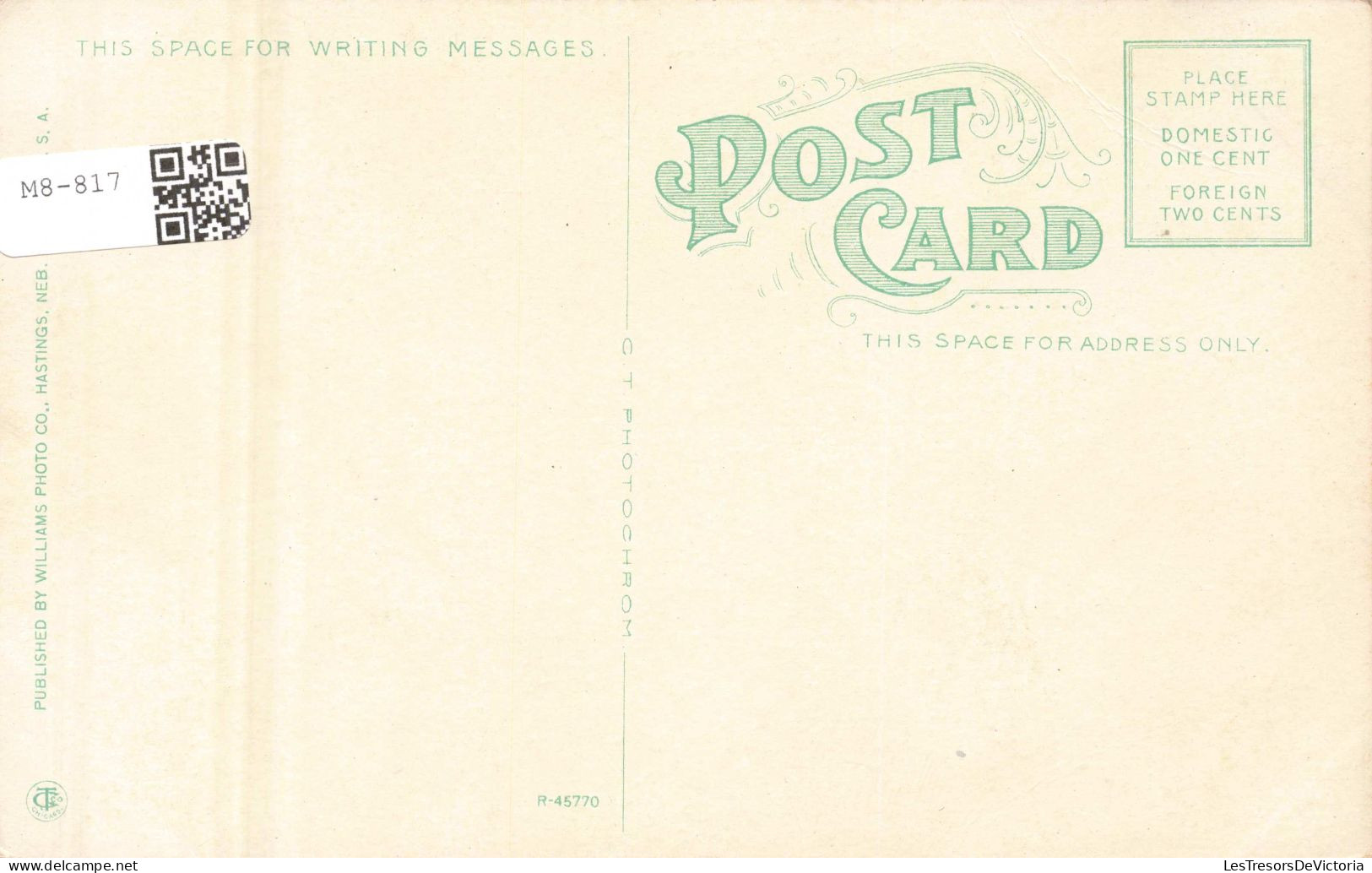 ETATS UNIS - Interior US Post Office - Hastings Nebraska - Colorisé - Carte Postale Ancienne - Hastings