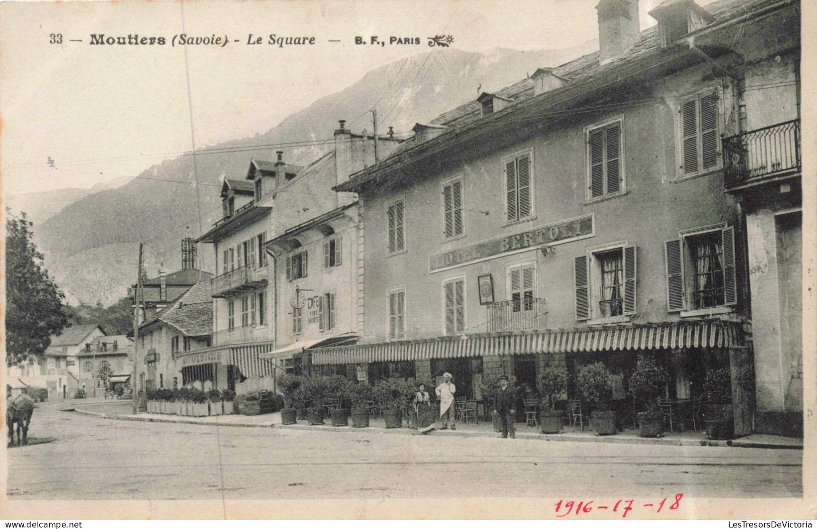 FRANCE - Moutiers - Le Square - Carte Postale Ancienne - Moutiers