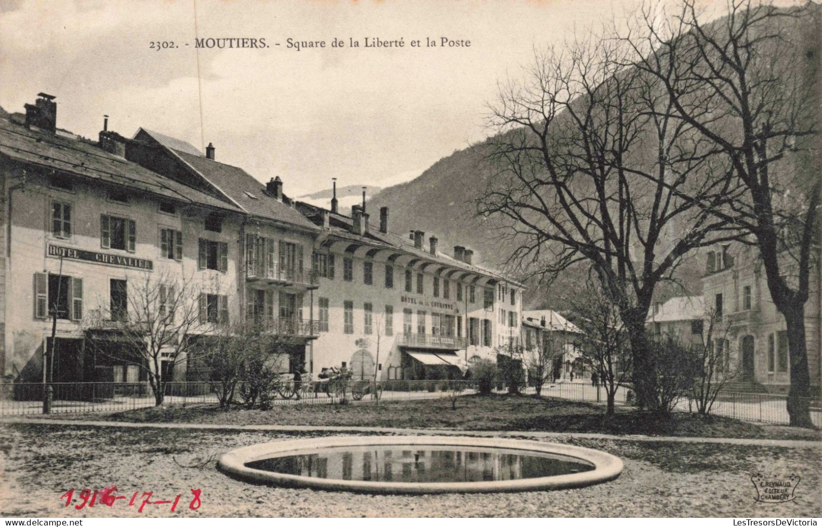 FRANCE - Moutiers -Square De La Liberté Et La Poste - Carte Postale Ancienne - Moutiers