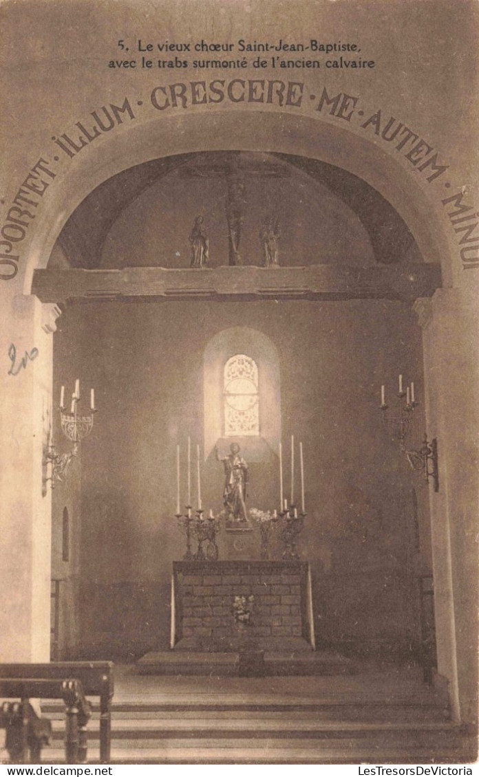 BELGIQUE - Liège - Eglise Millénaire De Roloux - Le Vieux Chœur Saint Jean Baptiste - Carte Postale Ancienne - Fexhe-le-Haut-Clocher