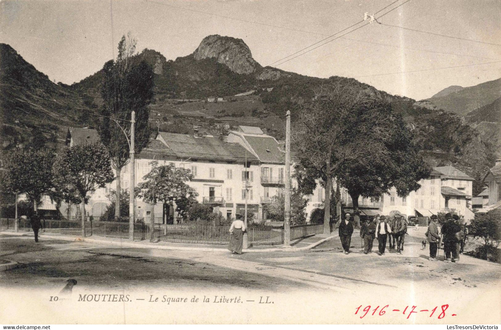 FRANCE - Moutiers - Square De La Liberté - LL.- Carte Postale Ancienne - Moutiers