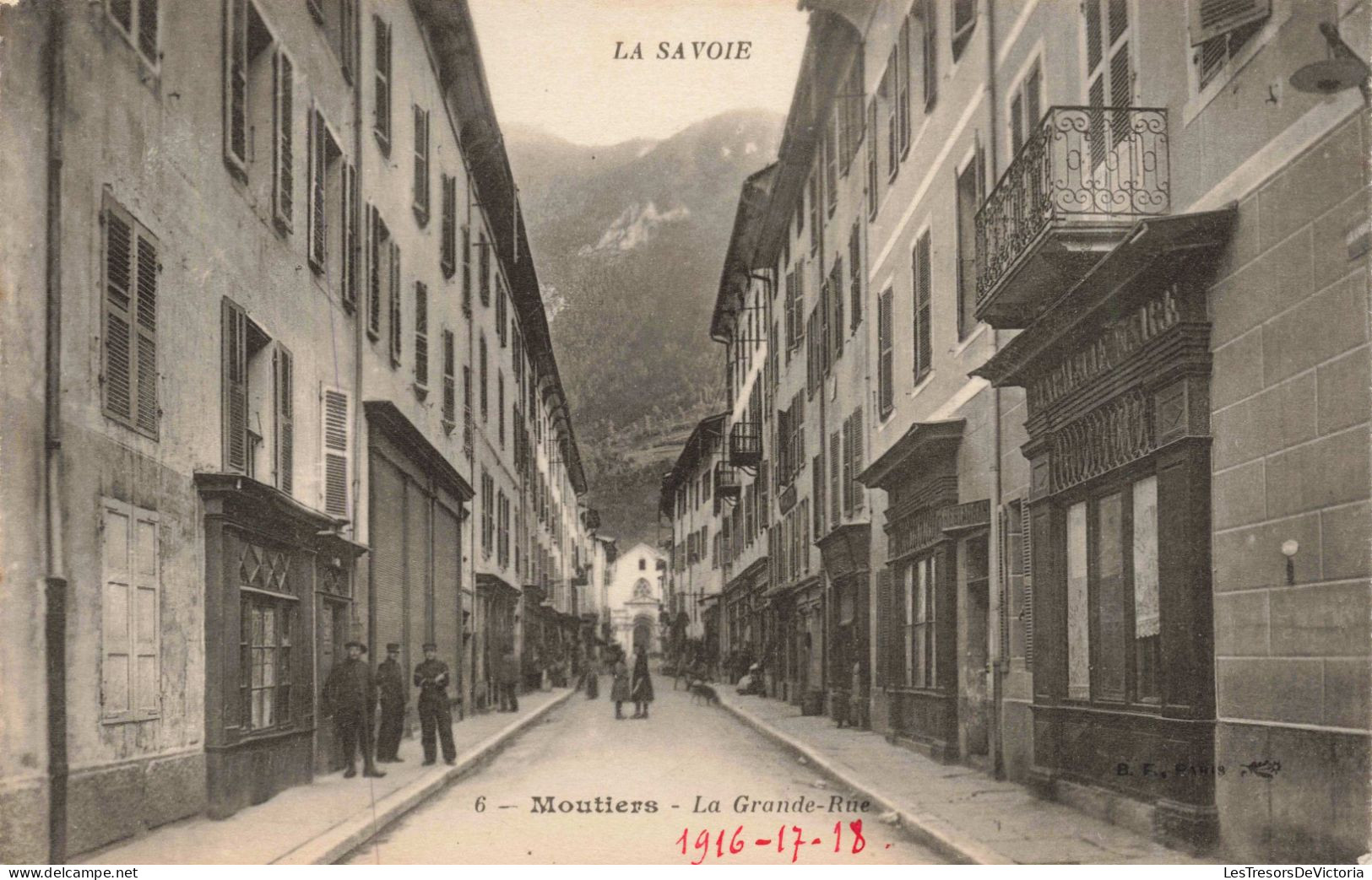 FRANCE - Moutiers - La Grande Rue - Carte Postale Ancienne - Moutiers