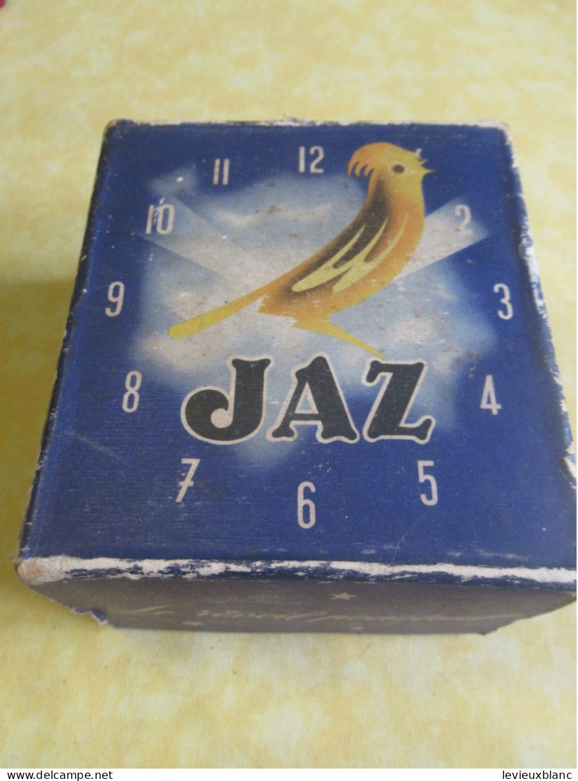 Boite Carton /Horlogerie/JAZ/Le Réveil Ponctuel/Avec Oiseau Chantant Symbole De La Marque/Vers 1940-1960   BFPP305 - Dozen