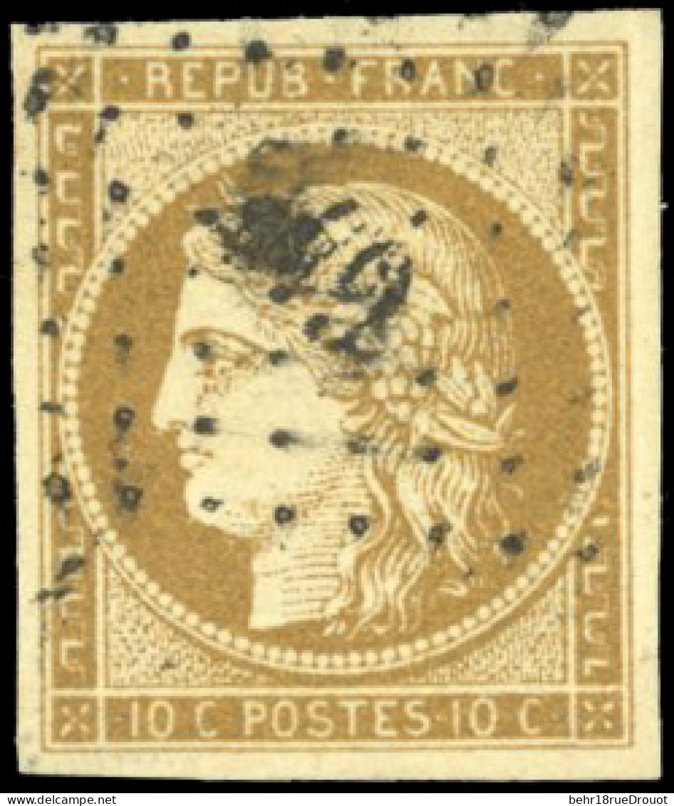 Obl. 1a - 10c. Bistre-brun. Obl. TB. - 1849-1850 Cérès