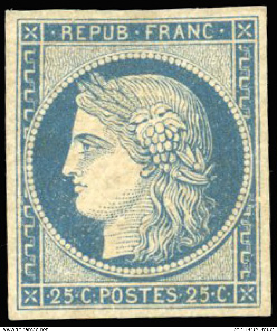 * 4 - 25c. Bleu. SUP. - 1849-1850 Cérès