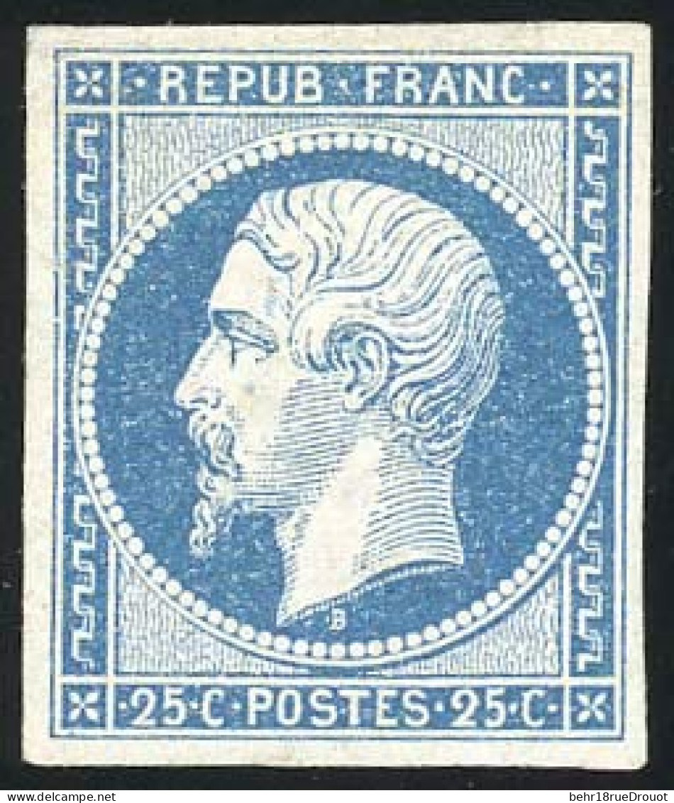 * 10 - 25c. Bleu. Fraîcheur Postale. SUP. - 1852 Louis-Napoleon