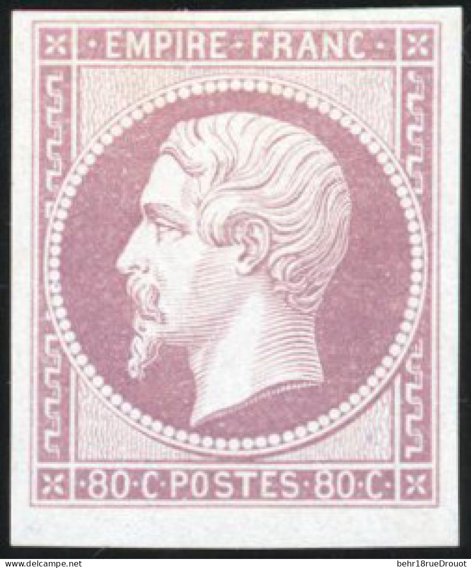 (*) 17 - Essais Du 80c. 14 Pièces De Nuances Différentes. SUP. - 1853-1860 Napoléon III.