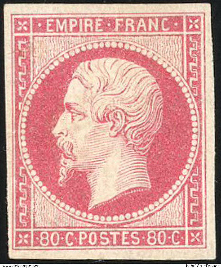 * 17B - 80c. Rose. SUP. - 1853-1860 Napoléon III.