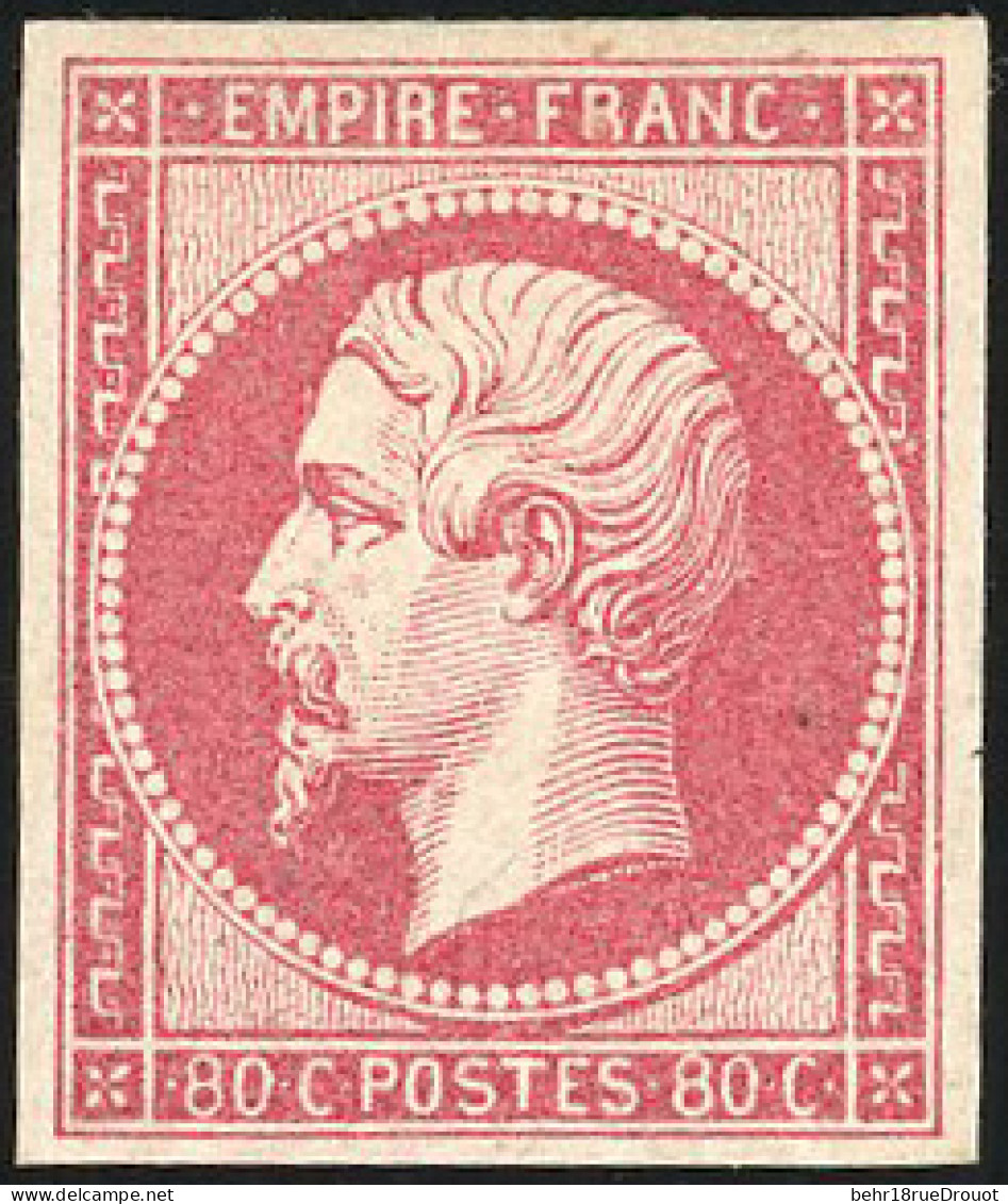 * 17B - 80c. Rose. SUP. - 1853-1860 Napoléon III.