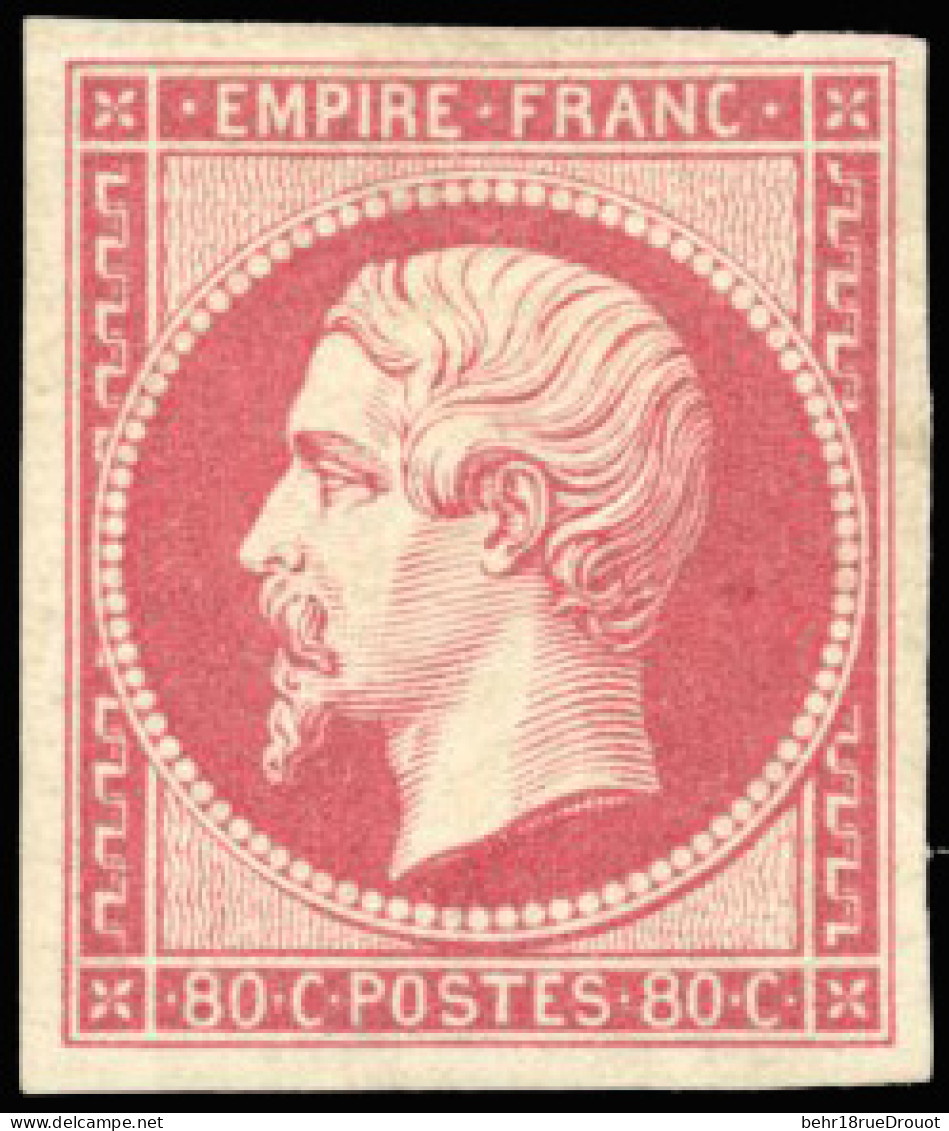 * 17B - 80c. Rose. Très Frais. Nuance Vive. SUP. - 1853-1860 Napoleon III