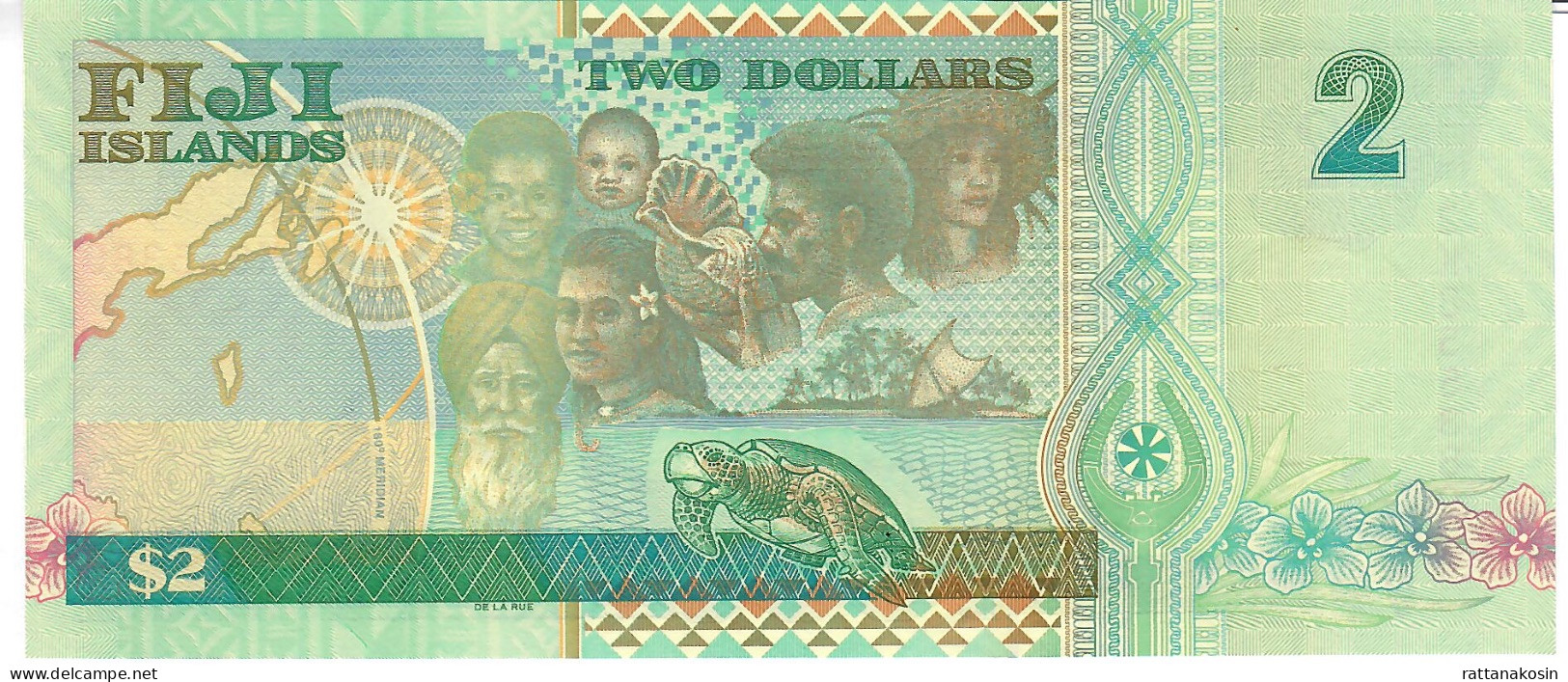 FIJI P102 2 DOLLARS 2000 #2K  COMMEMORATIVE    UNC. - Fiji