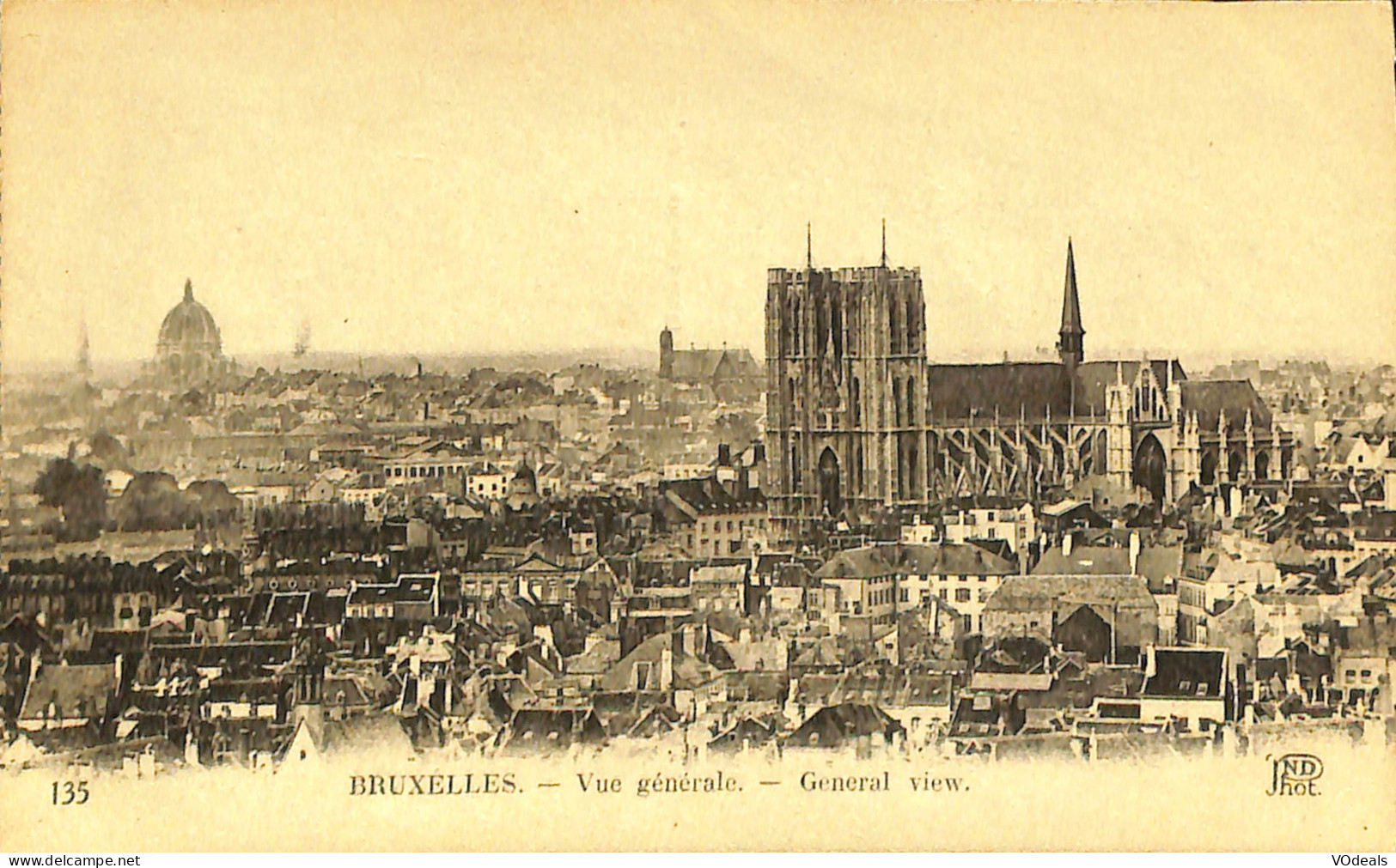 Belgique - Bruxelles - Vue Générale - General Vieuw - Mehransichten, Panoramakarten