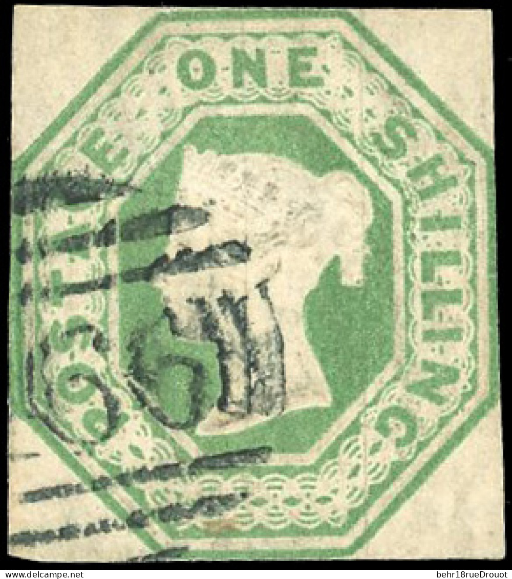 Obl. SG#54 - 1sh. Pale Green. Cancellation On The Left. VF. - Otros & Sin Clasificación