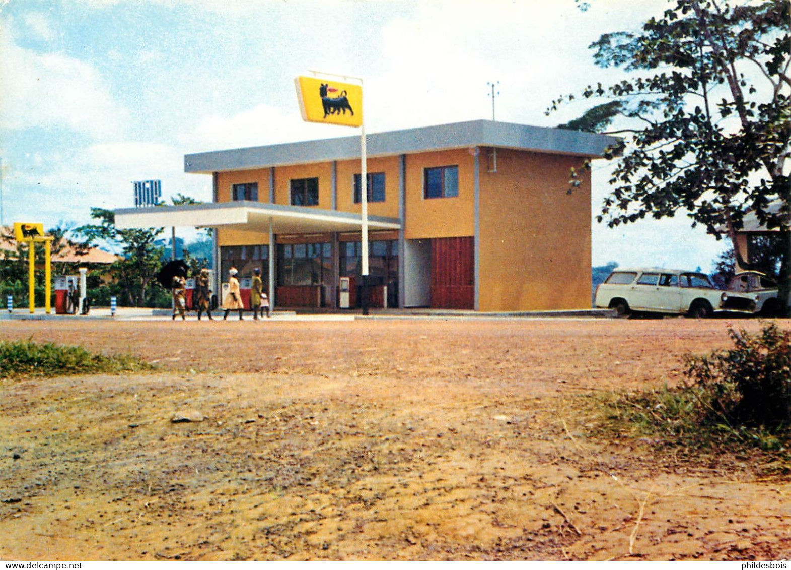 GABON  OYEM  Station Essence AGIP - Gabun