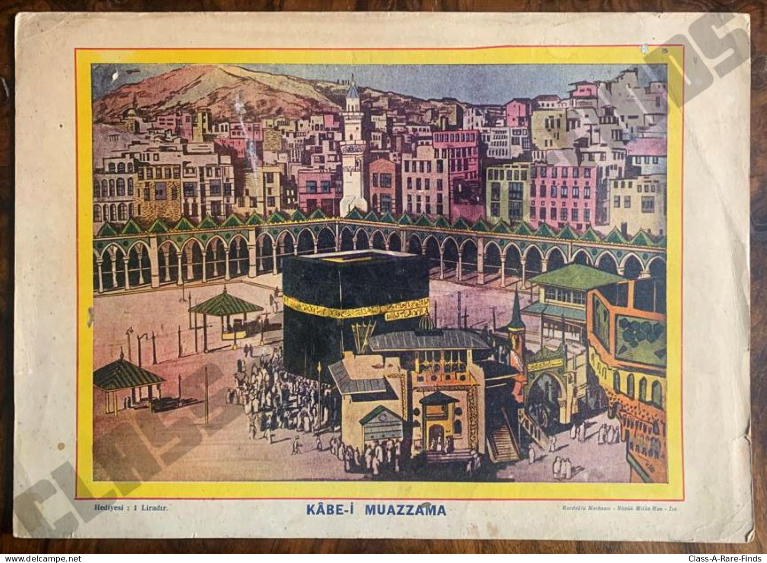 SAUDI ARABIA | MECCA / MAKKAH AL-MUKARRAMAH | KAABA | FAITH / RELIGION / ISLAM / MUSLIM | CARDBOARD POSTER - Islam