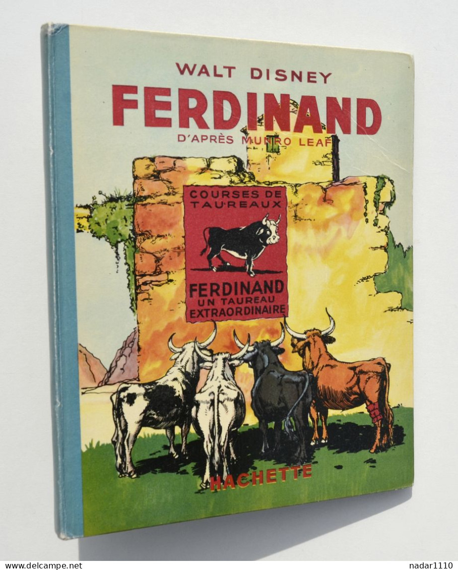 Enfantina / Ferdinand Le Taureau - Walt Disney - Hachette, EO 1939 + Jaquette - Disney