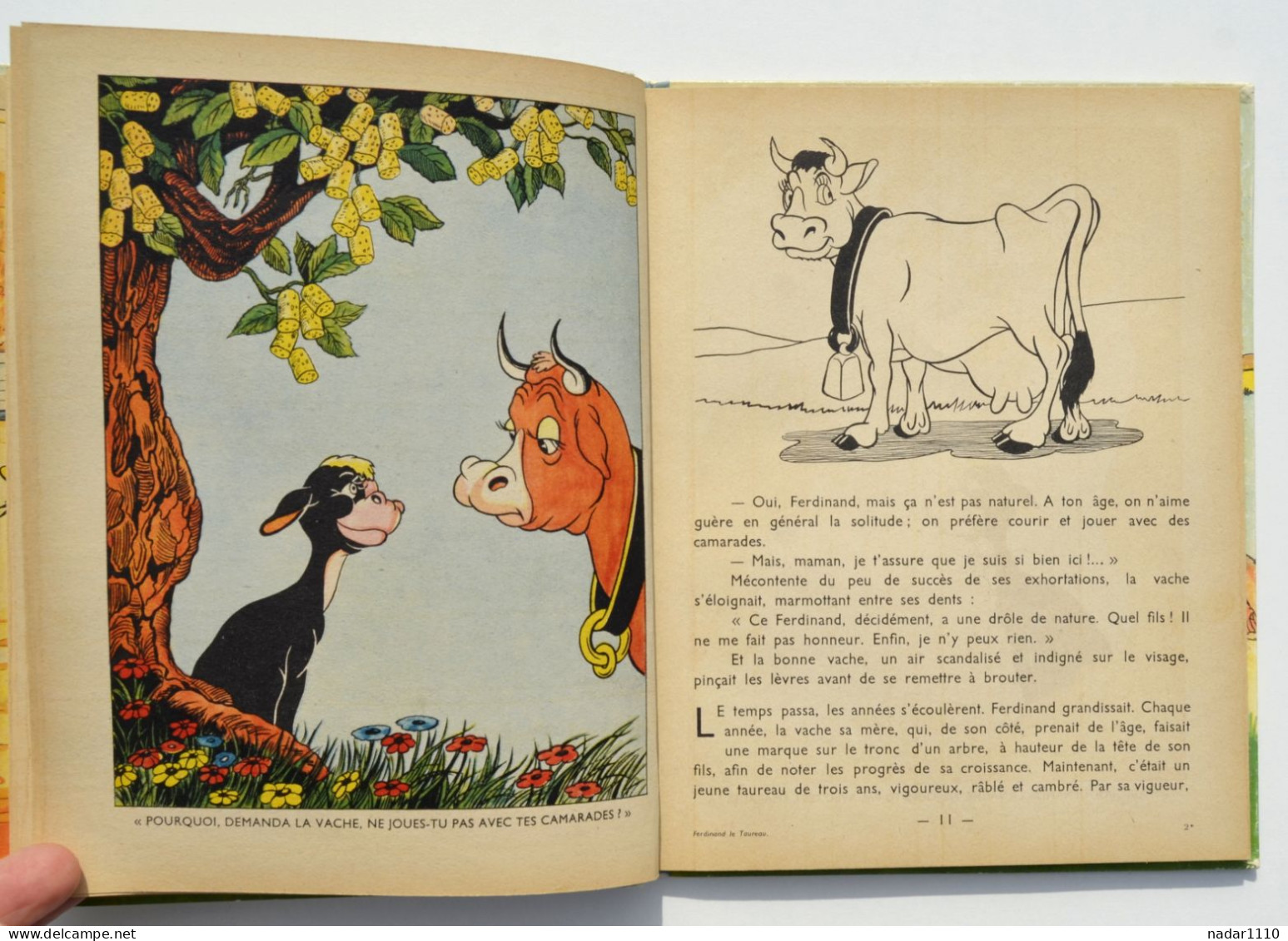 Enfantina / Ferdinand le Taureau - Walt Disney - Hachette, EO 1939 + jaquette