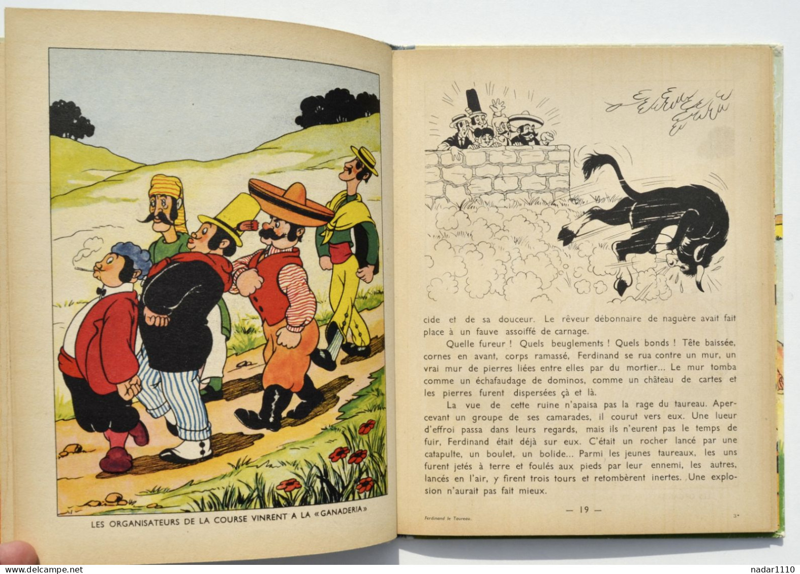 Enfantina / Ferdinand le Taureau - Walt Disney - Hachette, EO 1939 + jaquette