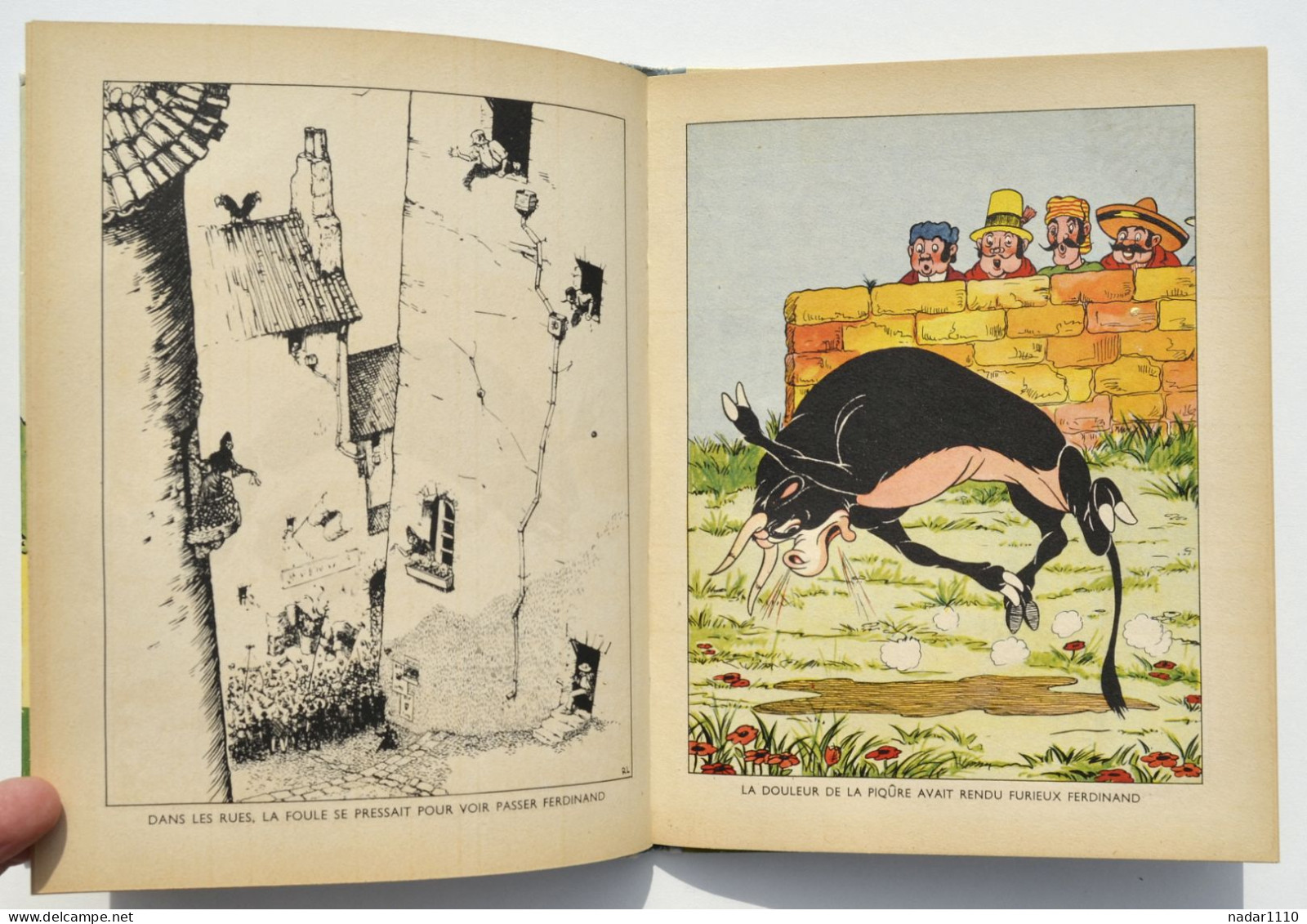 Enfantina / Ferdinand le Taureau - Walt Disney - Hachette, EO 1939 + jaquette