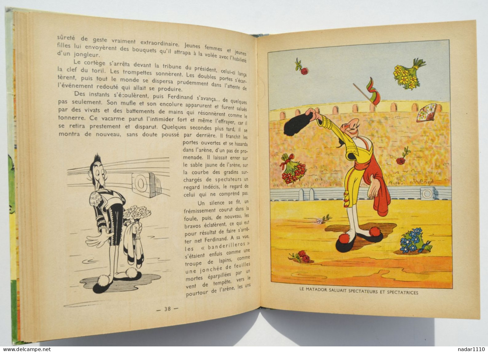 Enfantina / Ferdinand le Taureau - Walt Disney - Hachette, EO 1939 + jaquette