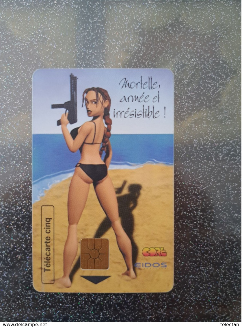 FRANCE PRIVEE GN463 5U LARA CROFT EIDOS 10/98 UT - 5 Eenheden