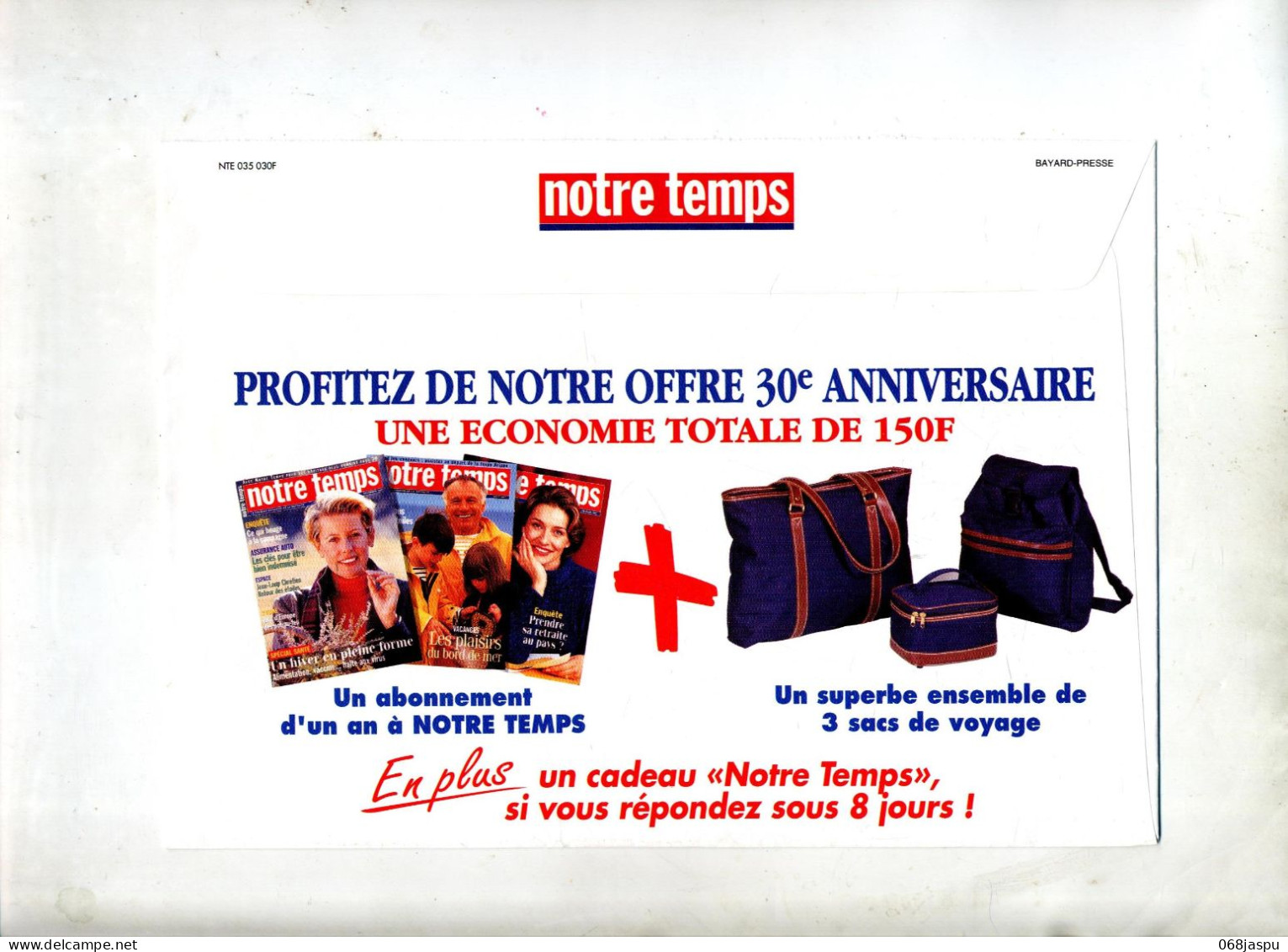 Speudo Entier Notre Temps Revue 30 Ans - Private Stationery