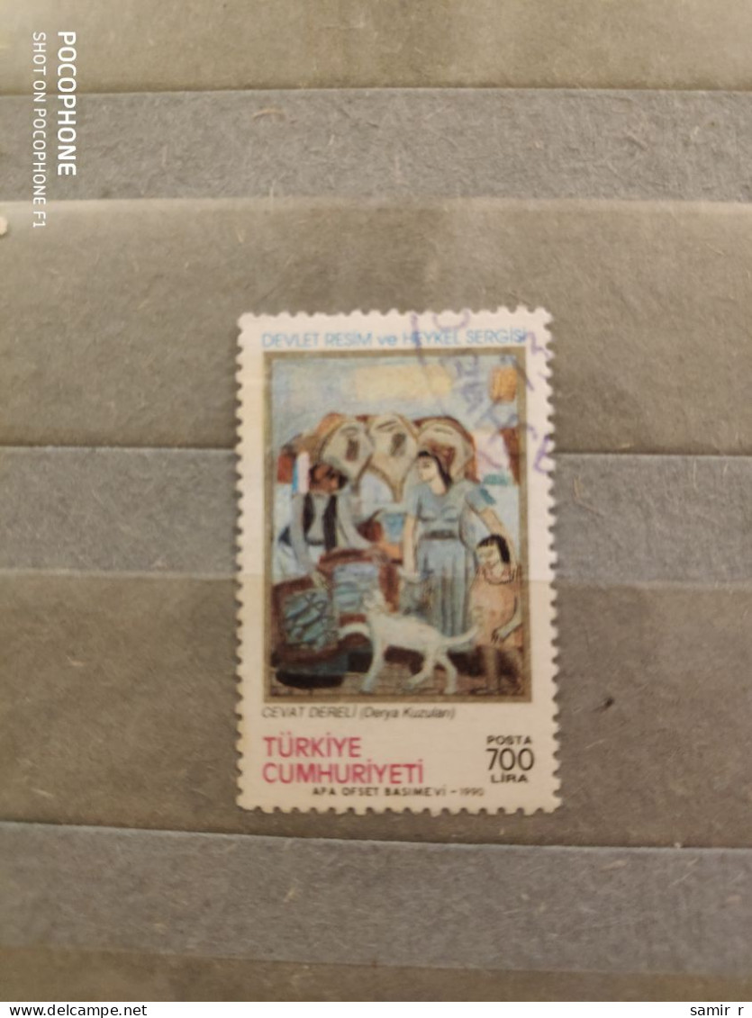 1990 Turkey	Painting (F39) - Used Stamps