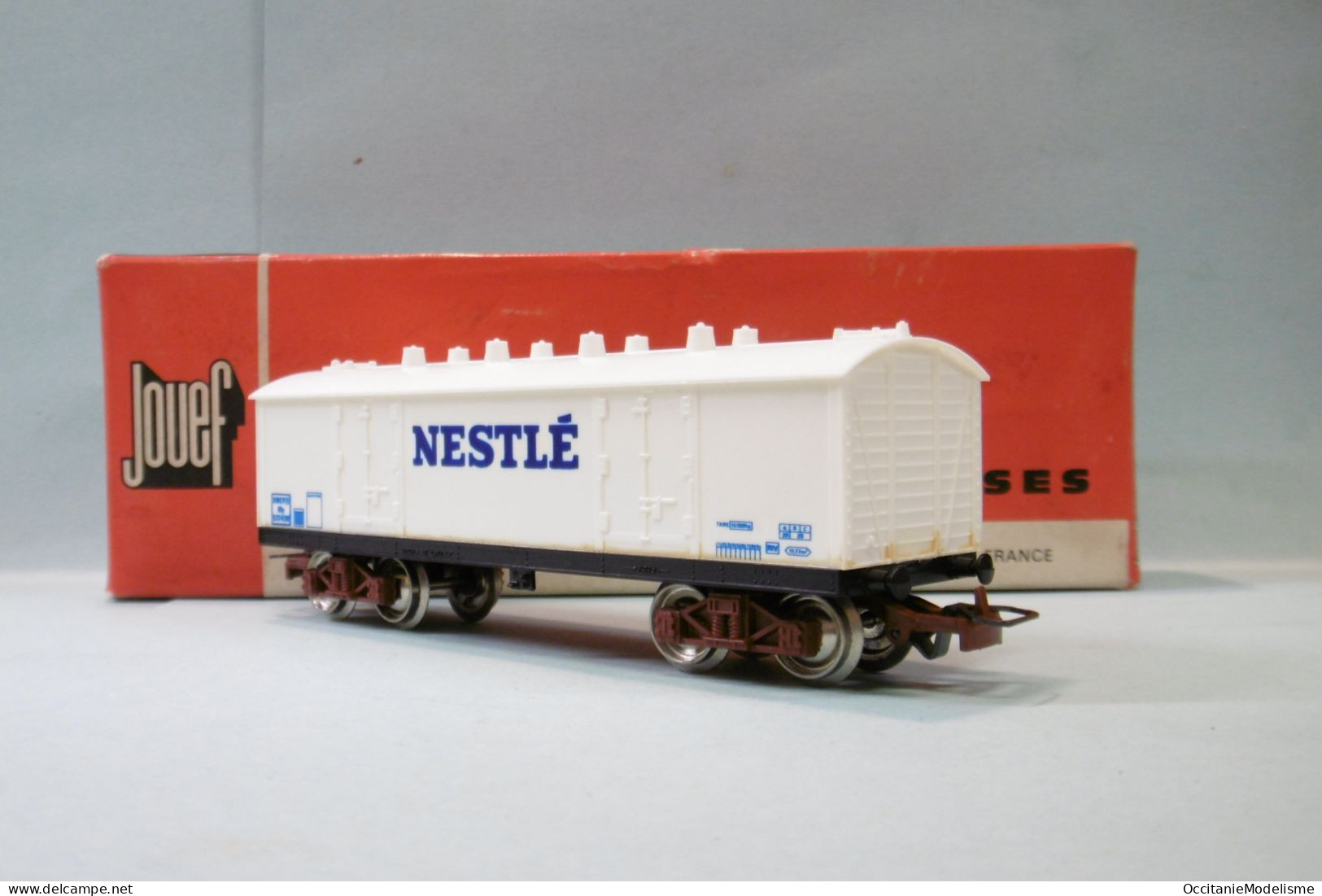 Jouef - WAGON REFRIGERANT NESTLE SNCF ép. III Réf. 6561 BO HO 1/87 - Wagons Marchandises