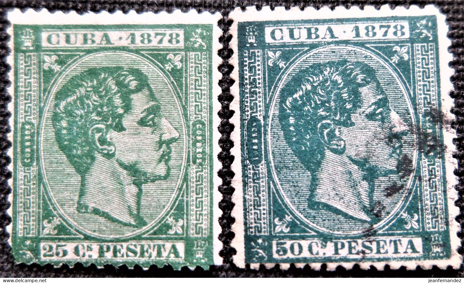 Espagne > Colonies Et Dépendances > Cuba 1878 Roi Alfonso XII  Edifil N°  47 Et 48 - Cuba (1874-1898)