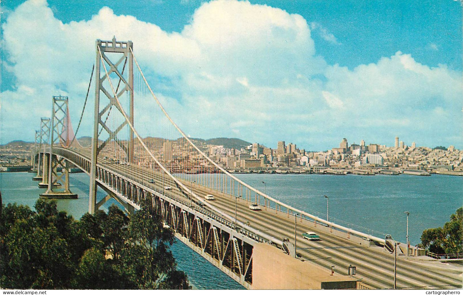 USA San Francisco CA Oakland Bay Bridge - San Francisco