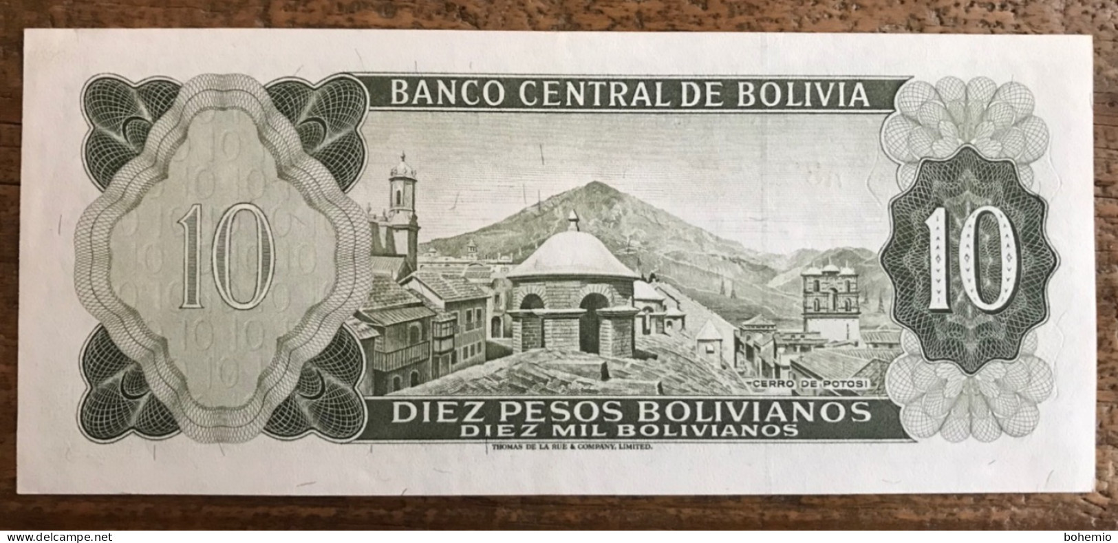 Bolivia 10 Pesos Bolivianos 1962 - Bolivien