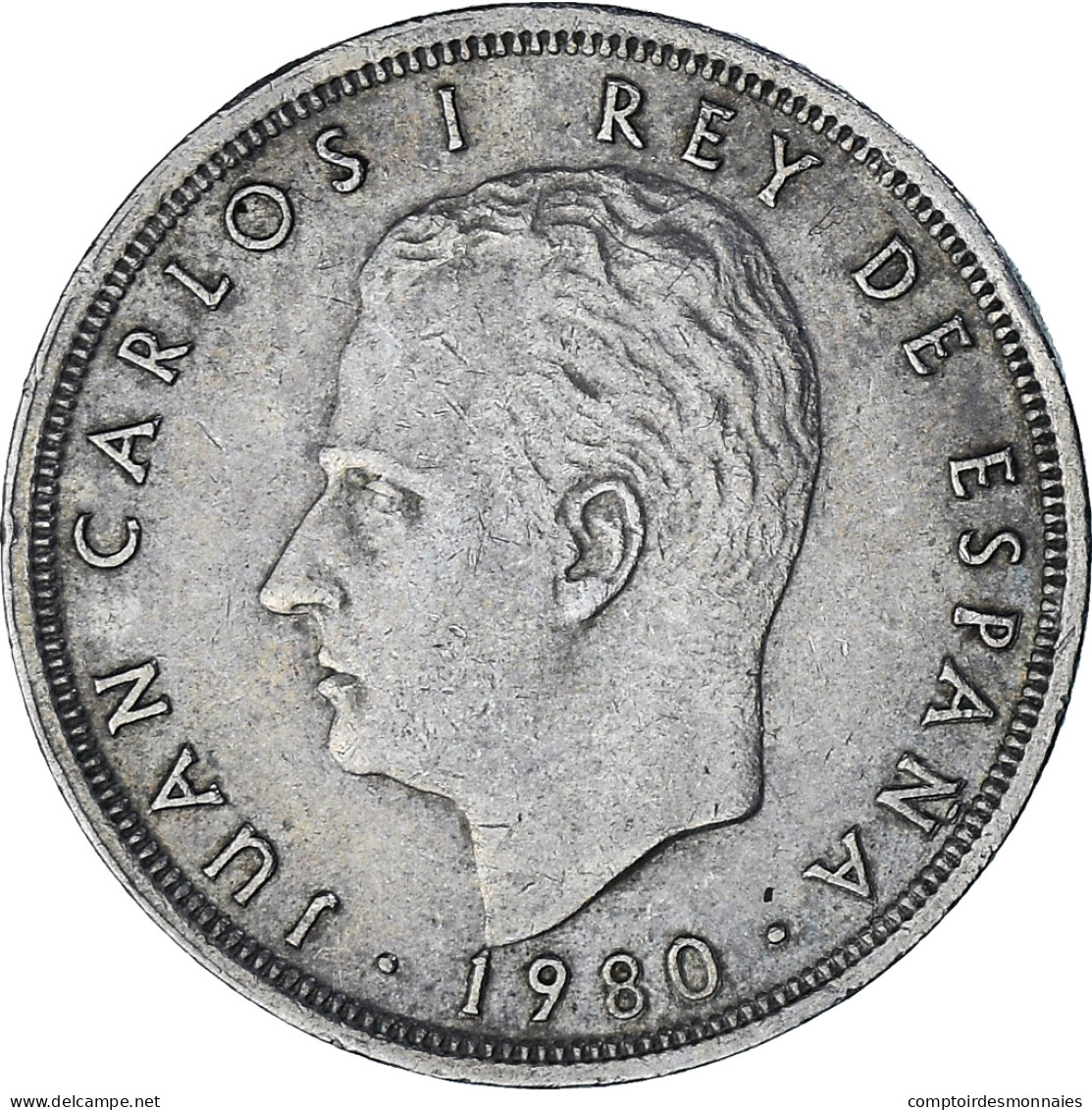 Espagne, Juan Carlos I, 5 Pesetas, 1980 (81), Cupro-nickel, TTB, KM:817 - 5 Pesetas