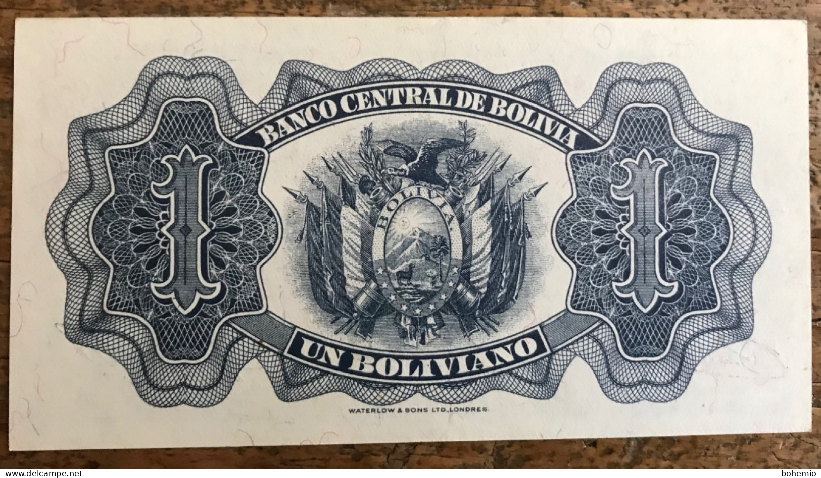 Bolivia Un Boliviano 1928 - Bolivie