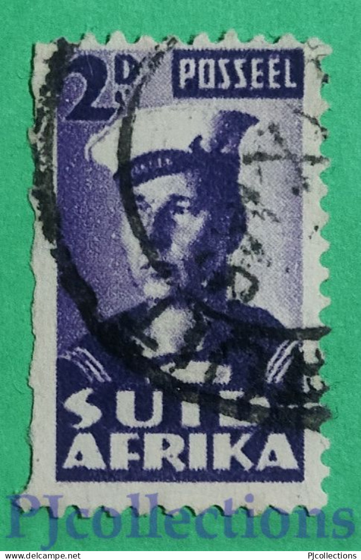 S277- SOUTH AFRICA 1942 WAR EFFORT 2d USATO - USED - Used Stamps