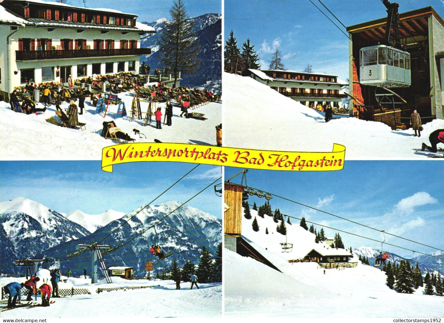 AUSTRIA, SALZBURG, BAD HOFGASTEIN, SKI RESORT, CABLE CAR, SNOW, WINTER - Bad Hofgastein