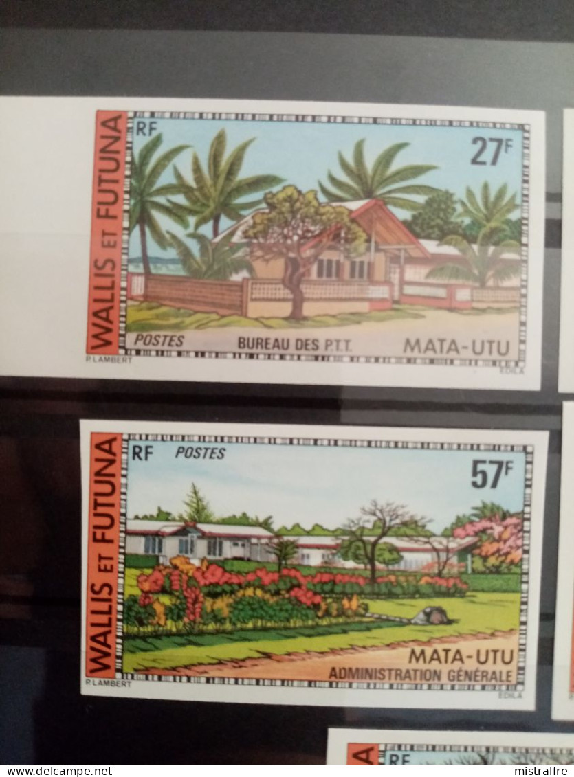 WALLIS Et FUTUNA. 1977. N° 203 à 207 Série Complète . NEUFS++ / NON Dentelés. Côte Maury 2009 : 60,00 € - Unused Stamps